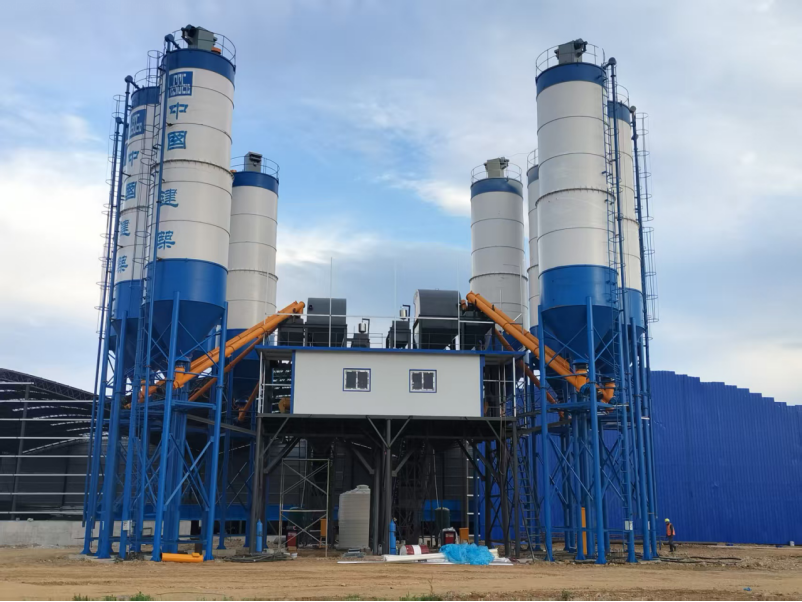 HZS120 Concrete Batching Plant 120m3/h
