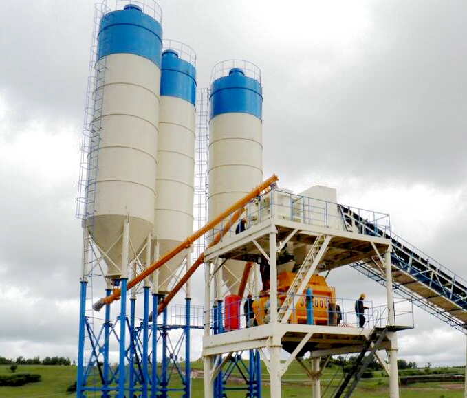 HZS60 Concrete Batching Plant 60m3/h